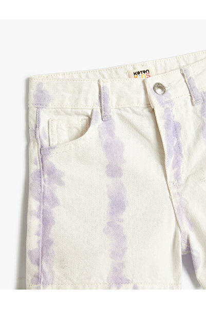 Koton Kot Şort Mini Batik Desenli Pamuklu