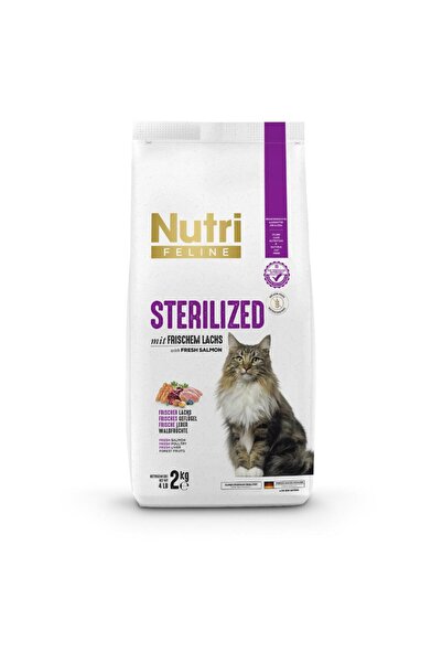 Nutri Feline Adult Sterilized Somon Etli Yetişkinkedi Maması 2kg