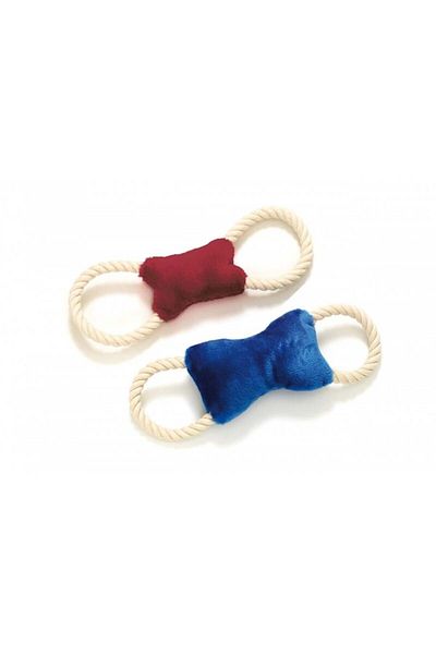 Karlie 29X9 cm Mixed Color Plush Bone Stress Drawstring