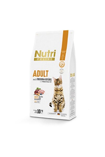 Nutri Feline Taze Tavuklu ve Glutensiz Yetişkin Kedi Maması 10 kg - Nutri Fel...
