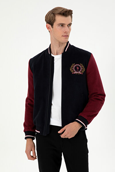 U.S. Polo Assn. معطف رجالي باللون الأزرق الداكن 50290767 -VR033