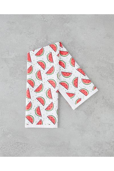 English Home Watermelons Cotton Drying Cloth 30X50 cm Red