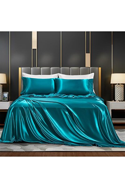 Arabest Queen Size Sheets Set, 4 Pieces with 1 Flat Sheet + 1 Deep Pocket Fit...