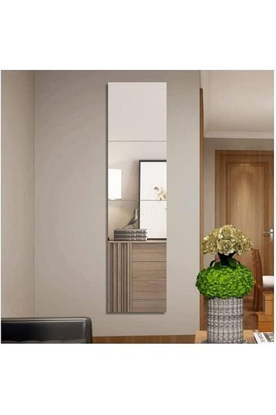 COOYA Mirror ,Acrylic plexiglass soft mirror wall sticker,4 pieces,Bendable ,shatterproof,For doors, walls