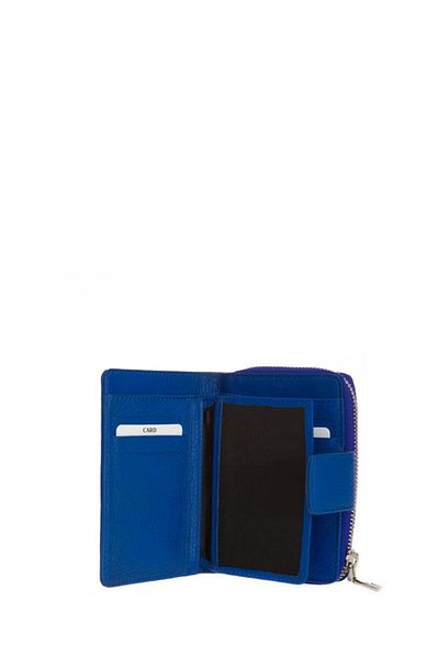 Bilik Deri Saks Blue Women's Wallet Bsh 3672