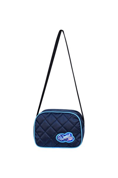 Waddell Lacivert Köpek Balığı Desenli İlkokul Çantası Beslenme Çantalı 24006