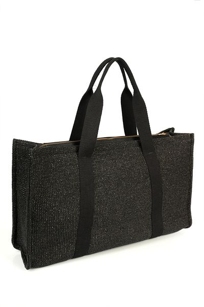 Capone Outfitters Navia Strand-Damentasche aus Korbgeflecht
