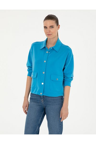 Pierre Cardin Blue Comfort Fit Knitted Cardigan 50283321 -Vr036