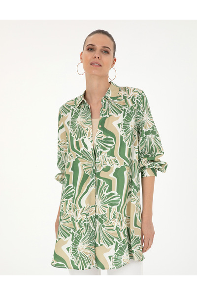 Pierre Cardin Green Comfort Fit Tunic 50284041 -Vr054