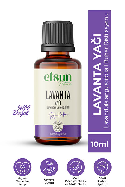 Efsun Natural Lavanta Uçucu Yağı %100 Doğal Saf 10 ml