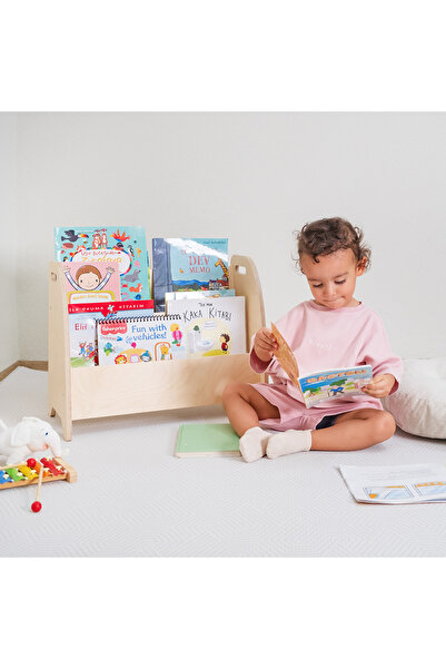 Orfis Montessori Taşınabilir Açılı Kitaplık