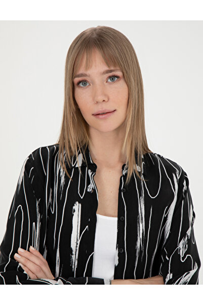 Pierre Cardin Siyah Comfort Fit Uzun Kollu Gömlek 50284765-VR046