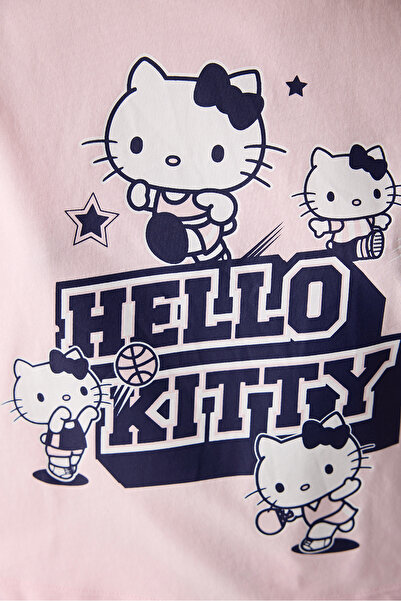 Penti Pamuklu Sanrio Pembe Şortlu Pijama Takımı