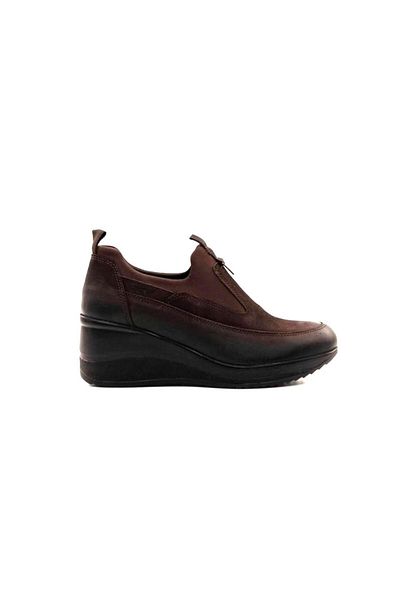 Venüs 2111522 K Women's Genuine Leather Ultra Comfort Wedge Sole Casual Shoes