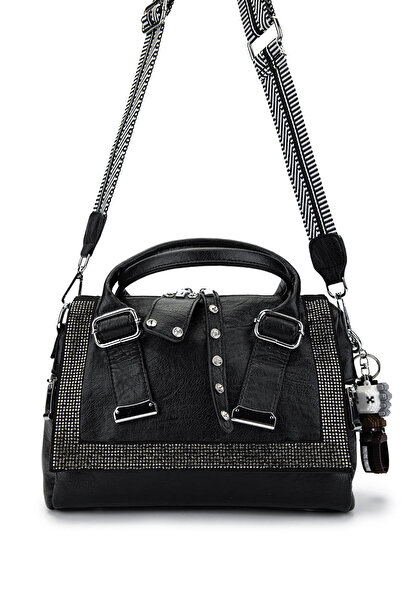 Tamer Tanca Women's Vegan Black Shoulder Bag