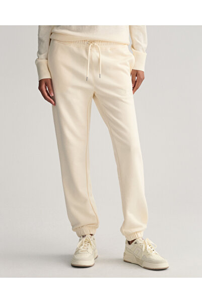 Gant Kadın Beyaz Regular Fit Eşofman Altı