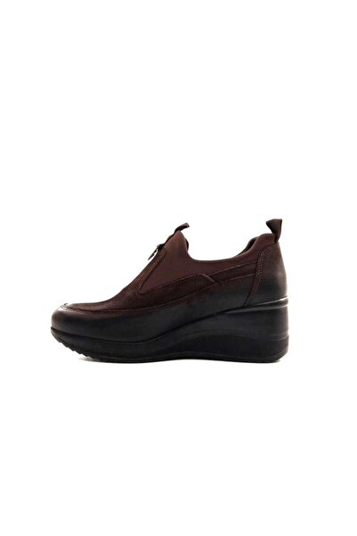 Venüs 2111522 K Women's Genuine Leather Ultra Comfort Wedge Sole Casual Shoes