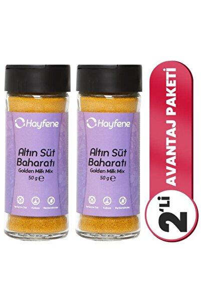 Hayfene 2'li Altın Süt Baharat Karışımı 50 Gr Baharat Seti