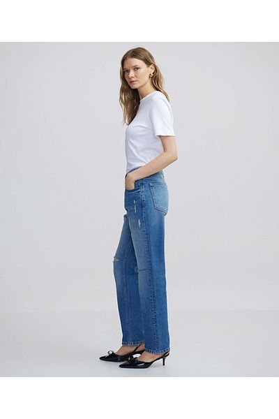 İpekyol Wide Leg Fit Jean Trousers - Antique Effect