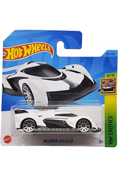 HOT WHEELS Mclaren Solus Gt - Hw Exotics 10/10 - Hkg70 - Short Card - Spor Araba - Beyaz -
