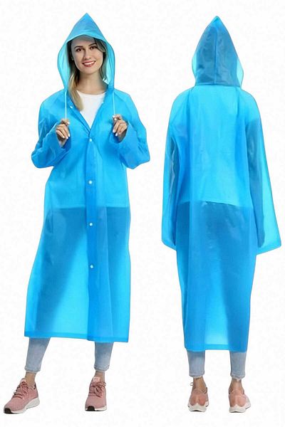 Uniquetrenders Γυναικείο αντιανεμικό αδιάβροχο Eva Rain Coat με κουκούλα