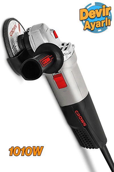 Crown CT13502-115V Devir Ayarlı Avuç Taşlama Spiral Makinesi 115 mm 1010W