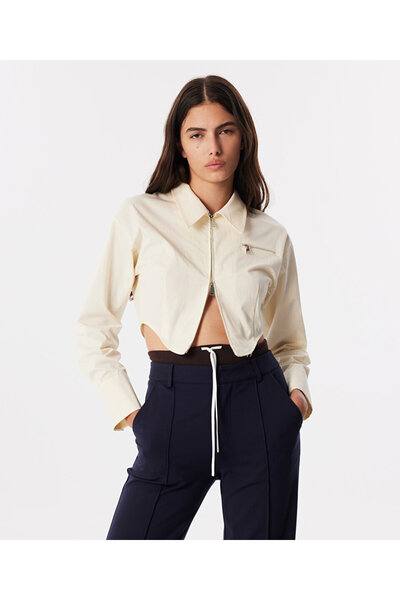 Twist Korse efektli gömlek