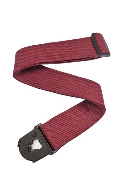 Daddario Polypropylene Planet Lock Straps Pwspl201 Red Locked Guitar Strap