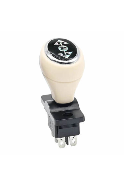 Devremarkt Joystick Kcd4 Anahtar Push Beyaz İleri Geri Vites Kolu 16A 250V Ak...