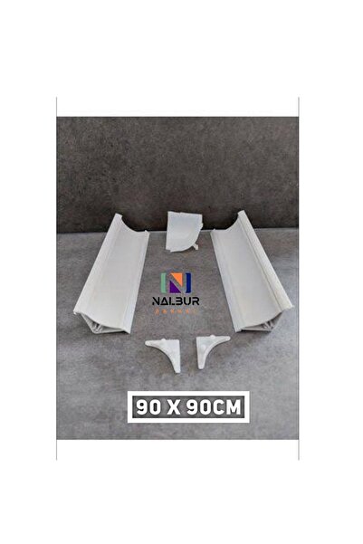 Nalbur Bakkal Küvet Çıtası 90 cm 2 Adet Duşakabin Çıtası Tezgah Profili 1 Ade...