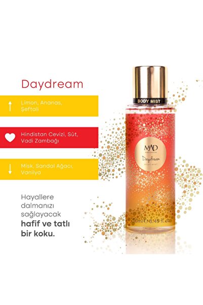 Mad Parfüm Mad Daydream 250 ml Body Mist - Vücut Spreyi