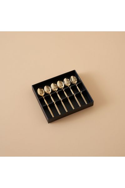 Bella Maison Siena Set of 6 Gold Teaspoons