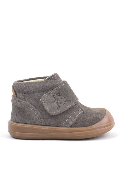 Rakerplus Yoohoo Genuine Leather Sand Color Velcro Unisex Baby Boots