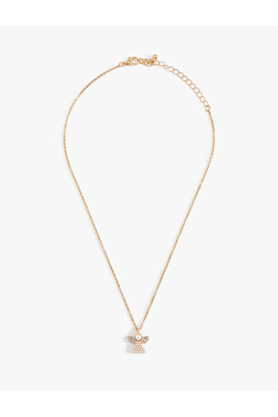 Koton Melek Charm detaylı Zincir Kolye