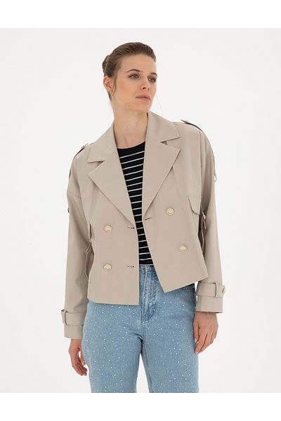 Pierre Cardin Sand Trench Coat 50292047 -Vr085