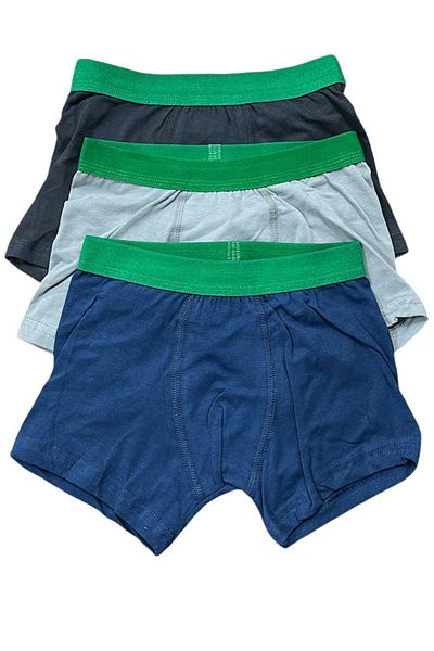 Tom John Boxeri din bumbac pentru băieți - Lycra, pachet de 3