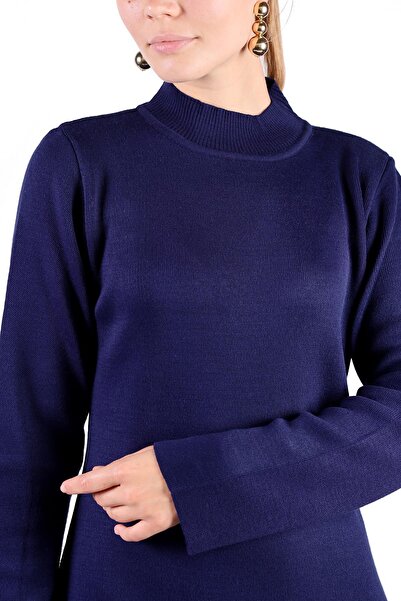 Rays 24151 Laci Half Throat Κοντό Πλεκτό Φόρεμα