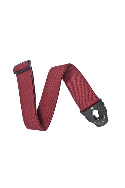 Daddario Polypropylene Planet Lock Straps Pwspl201 Red Locked Guitar Strap