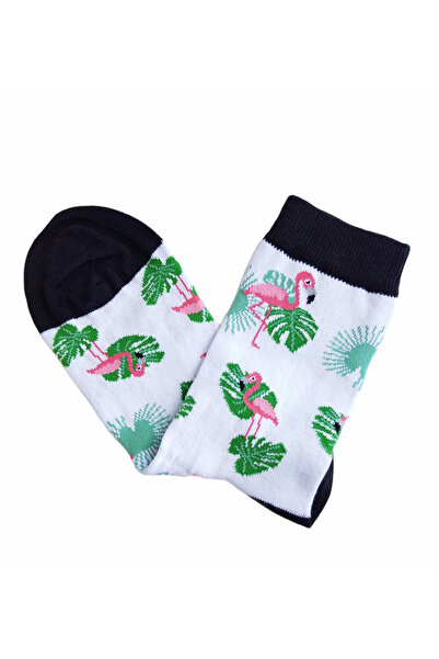 daphne studio Unisex Retro Watermelon Pink Pink Socks Patterned Socket Knee Bag