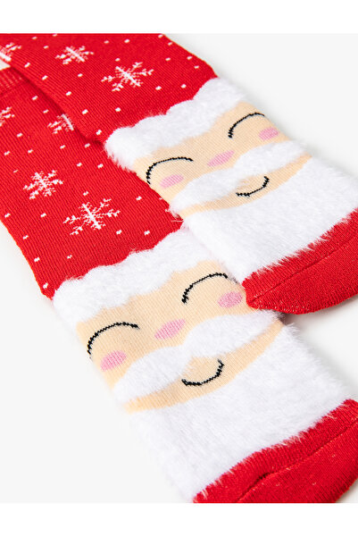 Koton Коледни чорапи за кърпи с детайли на Дядо Коледа