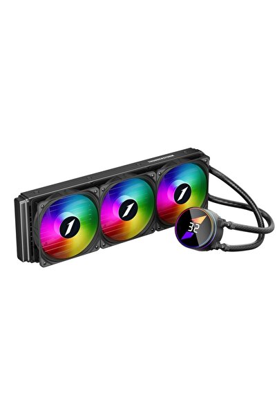 1ST PLAYER Chladič CPU Thunderstorm TS3 360, aRGB, 3 x 120mm ventilátory, černý