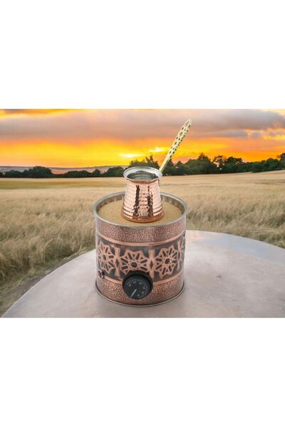 Ardıç Endüstriyel Traditional Turkish Sand Coffee Machine - Home Type Sand Coffee Machine - Copper Sand Coffee Machine