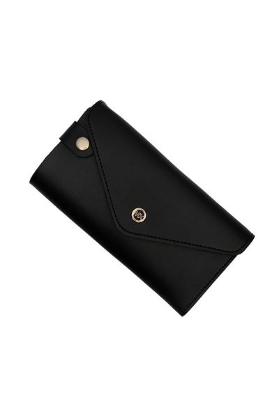 PiyasaSepeti Faux Leather Wallet with Black Closure and Card Compartment