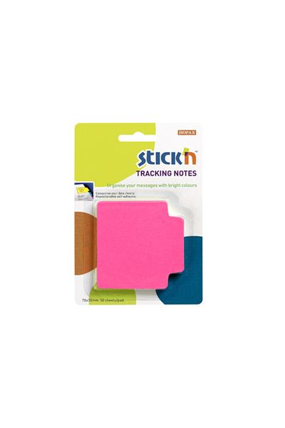 Gıpta Neon Pink Stickn Tracking Notes - Adhesive Papers / 21481
