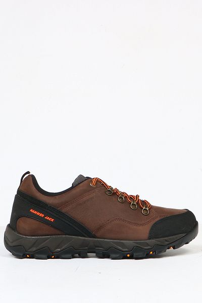 Hammer Jack Ανδρικά παπούτσια Nubuck από γνήσιο δέρμα εξωτερικού χώρου, αδιάβροχα καφέ Washed