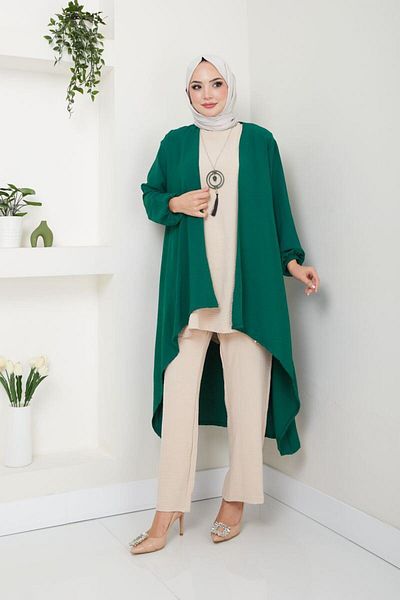 Ayşe Melek Fashion Clothing Hijab - 3 Piece Set 2592
