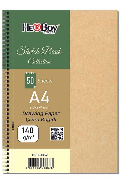 Herboy A5 140 Gr Sketch Drawing Block - Hrb-3870
