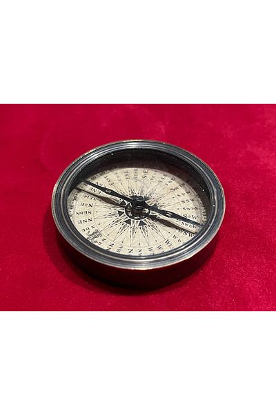 tayfuntufan antika koleksiyon 5.5 cm Diameter Brass Compass