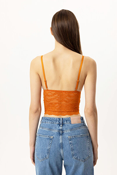 Pierre Cardin 6518 Thin Adjustable Strap Triangle Cap Lace Bralette Bustier