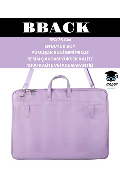 SEYFİKİRTASİYE 55X75 cm Soft Cuni Leather Projecte-Pattery Bag High Quality 100% Quality